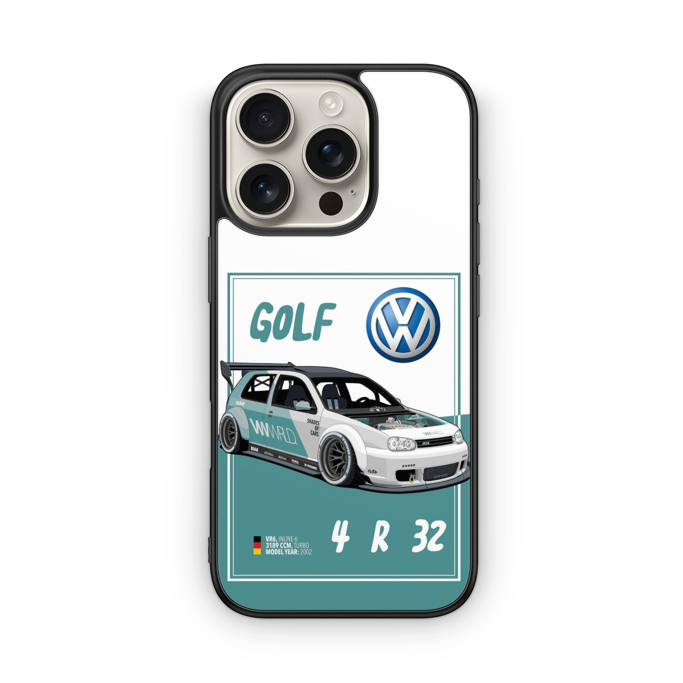 Golf MK4 Teal Racing Case