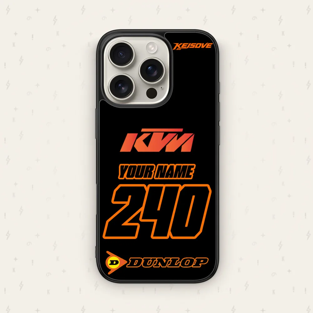 Персонализиран KTM калъф - кейс за телефон от Keisove