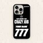 Персонализиран CRAZY JOB калъф - кейс за телефон от Keisove