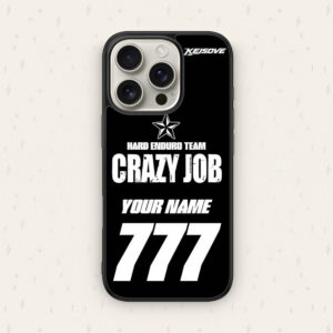 Персонализиран CRAZY JOB калъф - кейс за телефон от Keisove